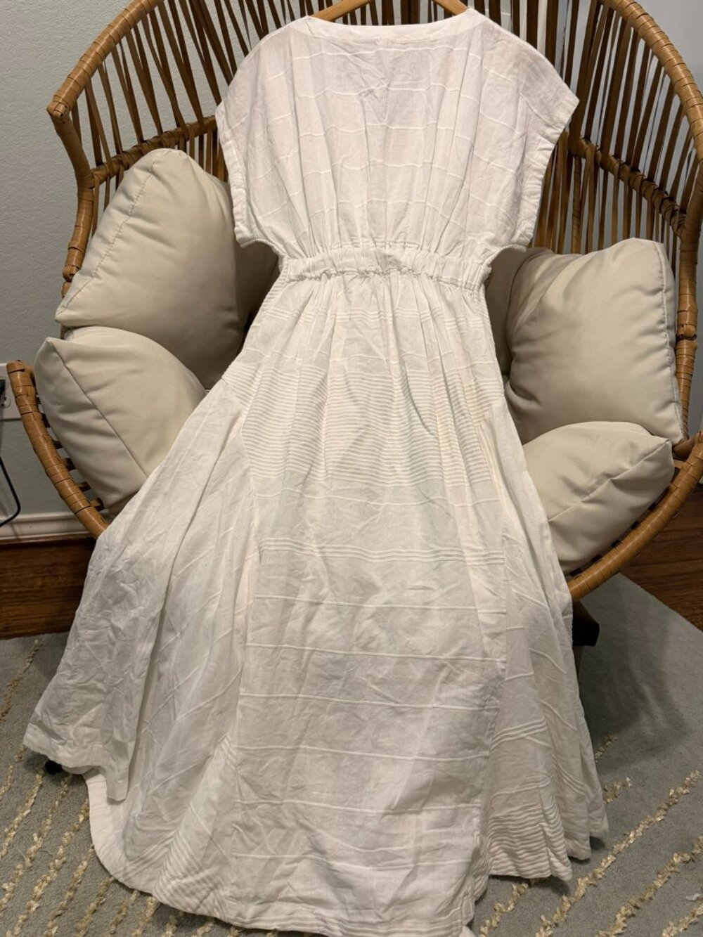 Free People Outta Here Midi Dress Ivory Small | NWOT Free-Est | Sold Out - Picture 5 of 10